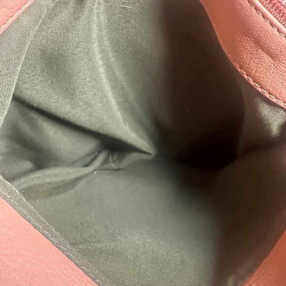 Stone Mountain Pink Leather Shoulder Bag Hobo Purse with Pockets - Picture 13 of 15